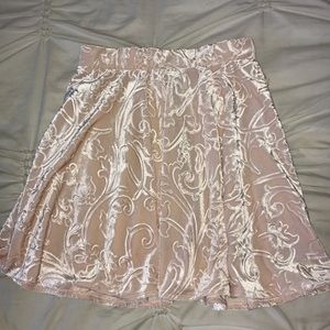 Forever 21 Pink Velour Skirt